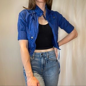 BLUE CROP JACKET